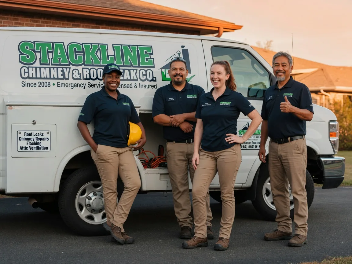 Chimney flashing repair company in Holcomb, MS